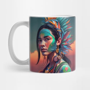 Native Indigenous Art Photorealism Mug